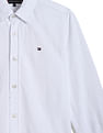 Tommy Hilfiger Kids Boys Solid Regular-Fit Cotton Shirt