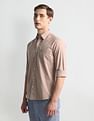 Arrow Sports Heathered Slim Fit Shirt