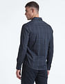 Flying Machine Windowpane Check Slim Fit Shirt