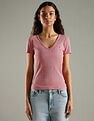 Tommy Hilfiger Solid Slim Fit Cotton T-Shirt