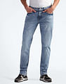 Flying Machine Freddie Slim Straight Stone Wash Jeans