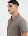 Calvin Klein Solid Badge Logo Polo Shirt