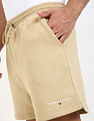 Tommy Hilfiger Regular-Fit Solid Mid Rise Shorts
