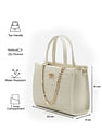 U.S. Polo Assn. Chloe Textured Satchel Bag