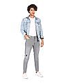 Tommy Hilfiger Men Grey Mid Rise Simon Skinny Fit Jeans