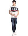 U.S. Polo Assn. Denim Co. Grey Crew Neck Distressed Print T-Shirt