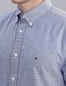 Tommy Hilfiger Textured Regular-Fit Oxford Woven Shirt
