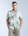 Flying Machine Regular Fit Floral Printed Shirt