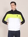 U.S. Polo Assn. High Neck Colour Block Panelled Sweatshirt