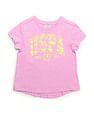 U.S. Polo Assn. Kids Girls Puff Print Relaxed Fit T-Shirt