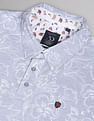 AD by Arvind Floral Print COOL-IT Real Deal Polo Shirt