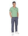 U.S. Polo Assn. Denim Co. Short Sleeve Heathered Polo Shirt