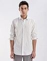 Calvin Klein Jeans Vertical Stripes Regular Fit Dobby Woven Shirt