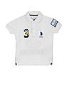 U.S. Polo Assn. Kids Argentina Applique Pure Cotton Polo Shirt