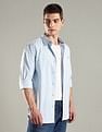 Tommy Hilfiger Striped Regular Fit Cotton Shirt