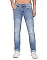 Flying Machine Michael Slim Tapered Fit Distressed Jeans