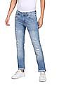 Flying Machine Michael Slim Tapered Fit Distressed Jeans