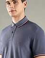 Tommy Hilfiger Solid Regular Fit Cotton Polo T-Shirt