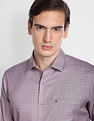 Arrow Outline Check Cotton Formal Shirt