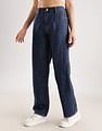 Calvin Klein Jeans Cotton Straight-Fit High Rise Jeans