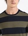 Tommy Hilfiger Striped Regular-Fit Cotton T-Shirt