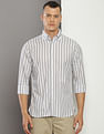 Tommy Hilfiger Silky Bold Vertical Stripe Shirt