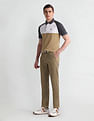 Arrow Sport Printed Slim Fit Trousers