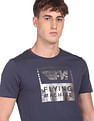 Flying Machine Long Sleeve Cotton T-Shirt