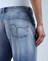 Flying Machine K-Crop Fit Lightly Distressed Jeans