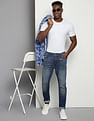 Tommy Hilfiger Simon Skinny Fit Whiskered Jeans