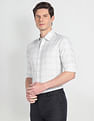 Arrow Tartan Check Tailored Regular Fit Shirt