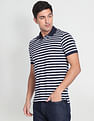 Arrow Sports Striped Polo Shirt