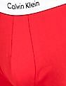 Calvin Klein Underwear Men Assorted Elasticized Waist Solid Trunks - Pack Of 3