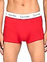 Calvin Klein Underwear Men Assorted Elasticized Waist Solid Trunks - Pack Of 3