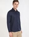 Calvin Klein Jeans Solid Regular-Fit Dobby Woven Shirt