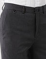 Arrow Newyork Solid Dobby Autoflex Trousers