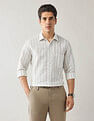 Arrow Vertical Striped Liberty Classic Fit Shirt