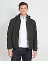Arrow Sports Solid Hooded Jacket