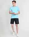 U.S. Polo Assn. Denim Co. Mid Rise Dark Wash Denim Shorts