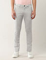 Arrow Sport Slim Fit Textured Trousers