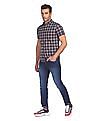 Flying Machine Short Sleeve Check Shirt