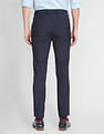 Arrow Newyork Super Slim Checked Formal Trousers