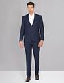 AD by Arvind Tailored Regular Fit Dobby Two Piece Suit