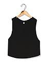 Aeropostale Round Neck Cropped Tank Top