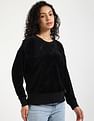 Calvin Klein Monogram Print Crew Neck Sweatshirt