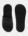U.S. Polo Assn. Men Brand Embossed Deja Blk Slippers