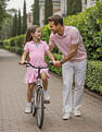 U.S. Polo Assn. Kids Girls Knife Pleat Cotton Dress