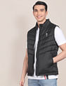 U.S. Polo Assn. High Neck Sleeveless Quilted Jacket