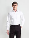 Arrow Vertical Stripe Tencel Shirt
