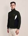 U.S. Polo Assn. High Neck Colour Blocked Sweatshirt